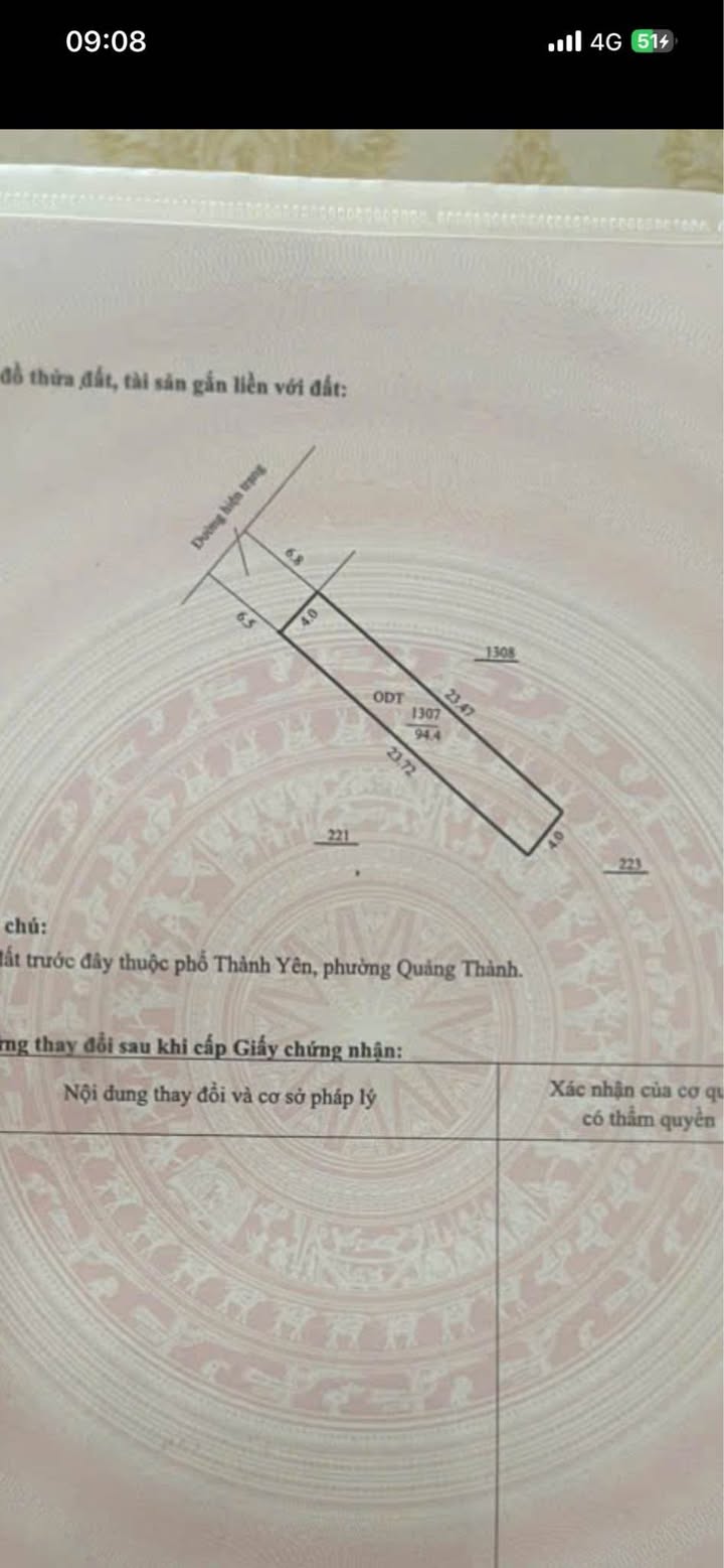 Đất nền Quảng Thành 95m² giá 2.9 tỷ - Cơ hội đầu tư hiếm có!