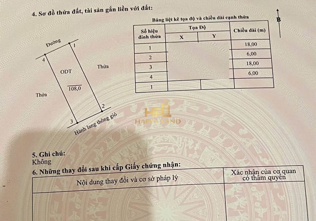 Đất thổ cư chính chủ Ninh Mỹ 108m² giá 6 tỷ - Vị trí đẹp, không lỗi nhỏ!