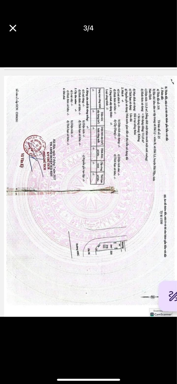 Đất nền Hải Lý, Hải Hậu 211m² giá 4.5 tỷ - Mặt tiền 10m, gần biển!