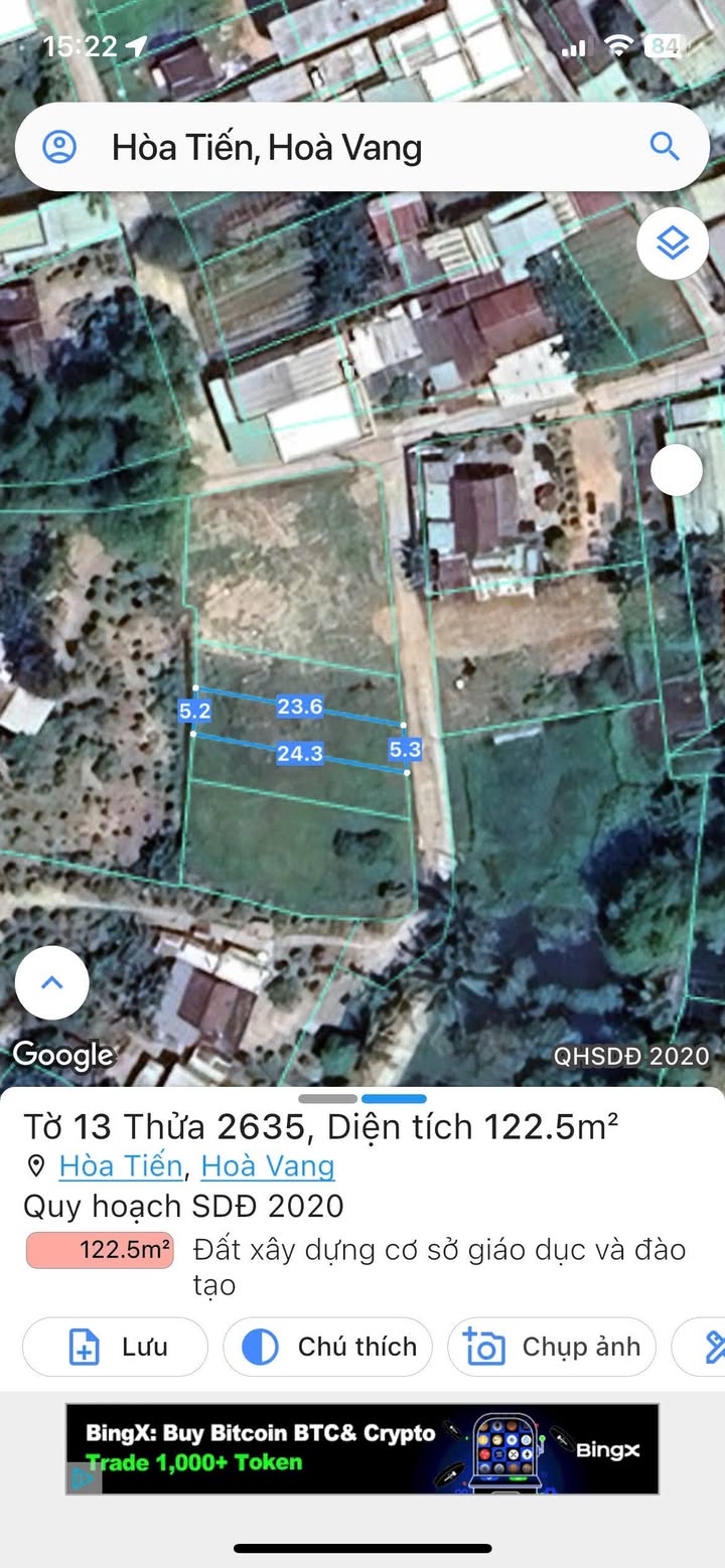 Đất mặt tiền Hòa Tiến 122m² giá 1.4 tỷ - Sổ đỏ chính chủ, sang tên nhanh!