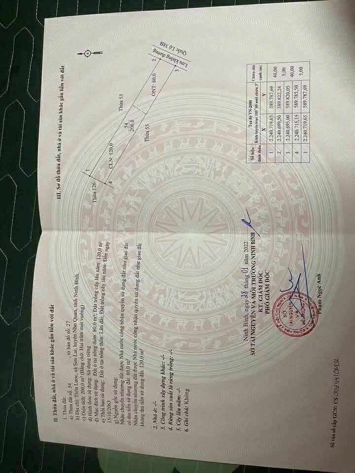 Đất nền Tam Điệp 200m² giá 2 tỷ - Cơ hội đầu tư sinh lời hấp dẫn!