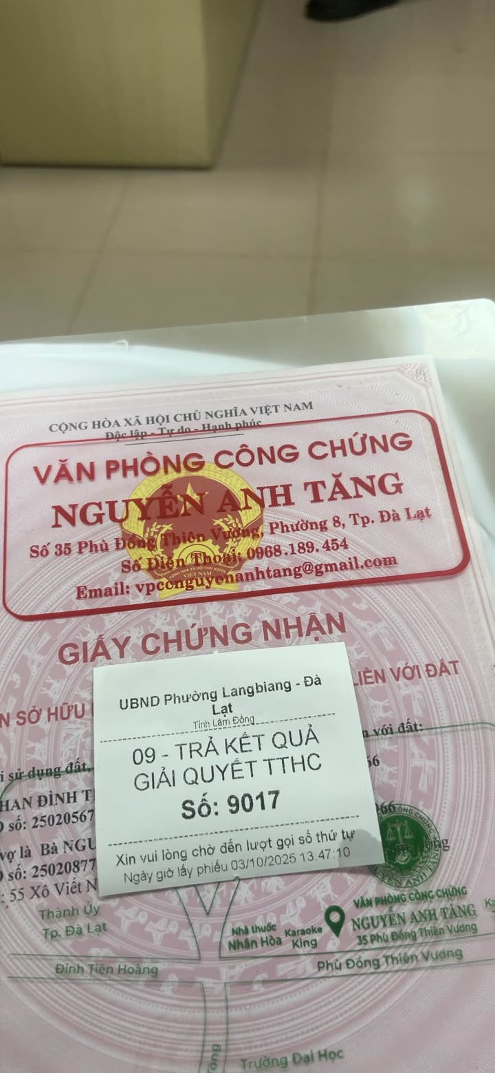 Đất mặt tiền Hai Bà Trưng Đà Lạt 144m² giá 21.5 tỷ - Cơ hội đầu tư sinh lời!