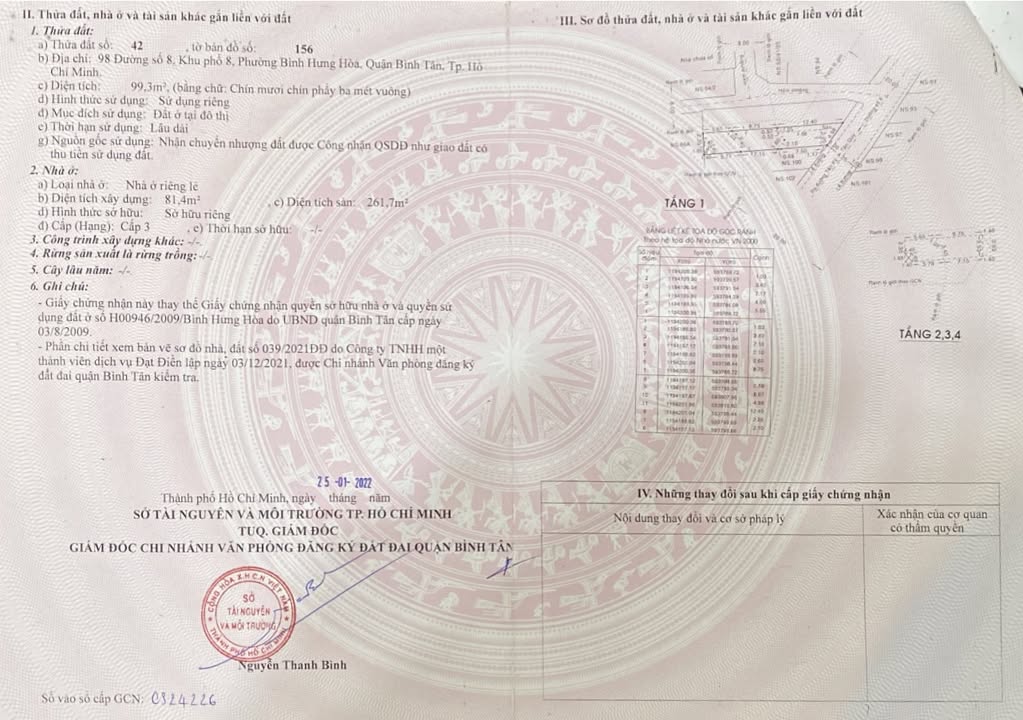 Căn nhà mặt tiền đường Số 8, Bình Hưng Hòa, 99m² giá 10.5 tỷ - Sẵn sổ hồng!