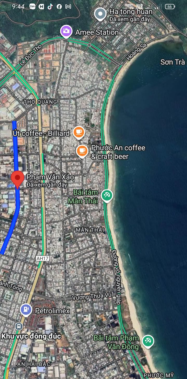 Lô đất mặt tiền đường Phạm Văn Xảo, Sơn Trà, Đà Nẵng 95m² giá 6.4 tỷ - Cơ hội đầu tư vàng!