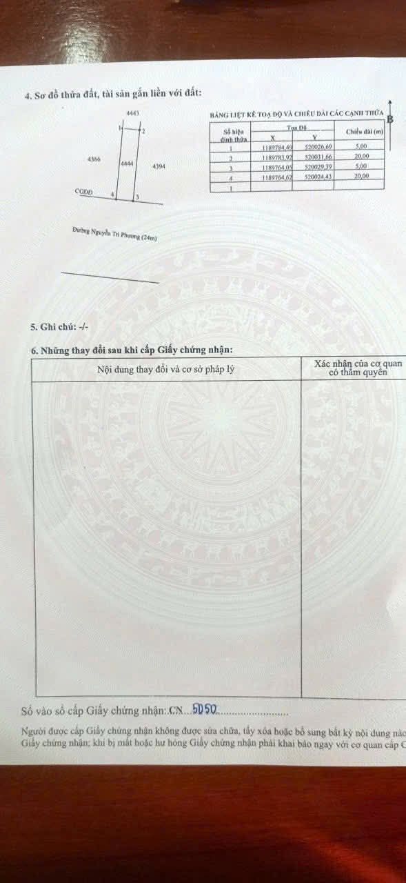 Đất nền 100m² đường Nguyễn Tri Phương, Kiến Tường - Giá 1.29 tỷ, thương lượng nhẹ!