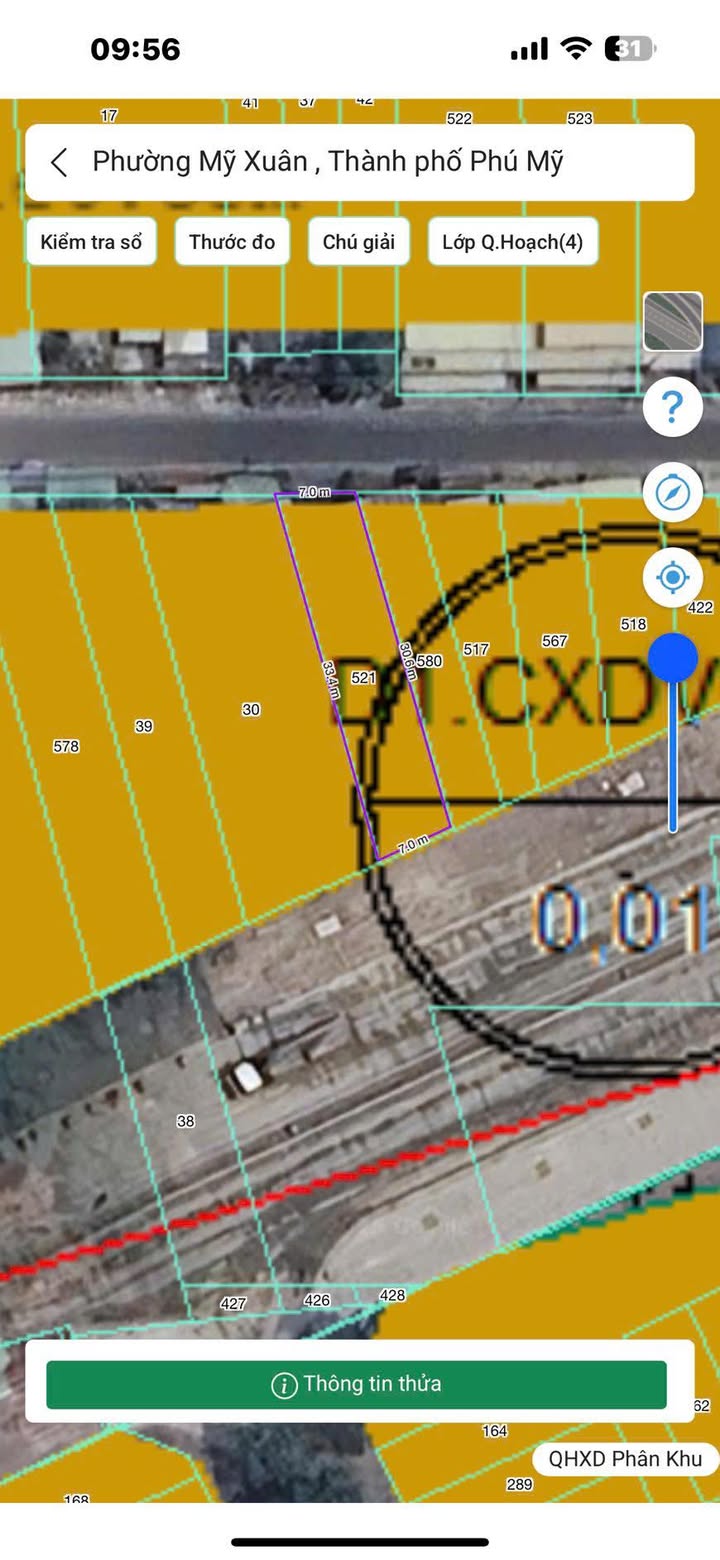 Đất nền 2 mặt tiền D22, Mỹ Xuân, 224m² giá 4 tỷ - Sổ đỏ chính chủ