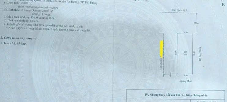 Đất mặt Quốc Lộ 5 mới - Lương Quán 250m² giá 14.25 tỷ - Lô góc hai mặt tiền lý tưởng!