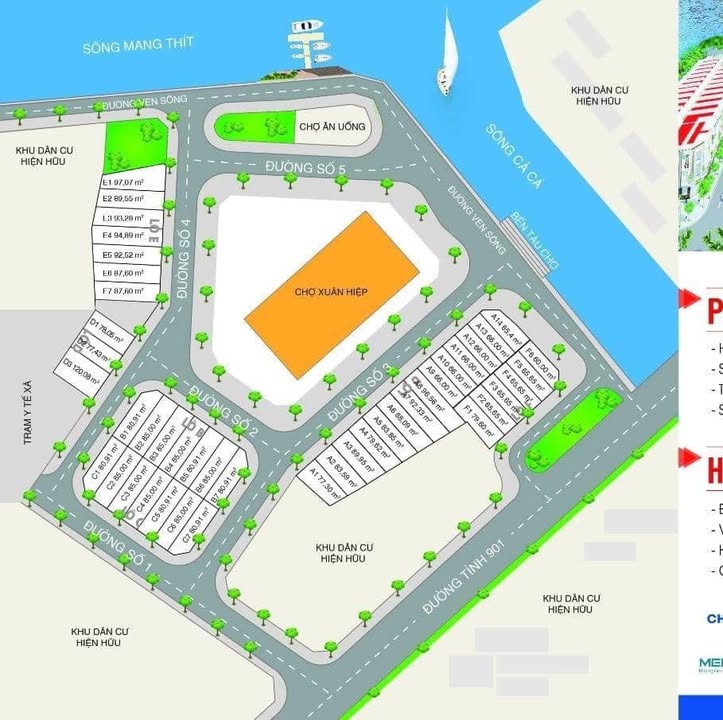 Đất nền chợ Xuân Hiệp Trà Ôn 65m² giá 1.1 tỷ - Đầu tư sinh lời ngay!
