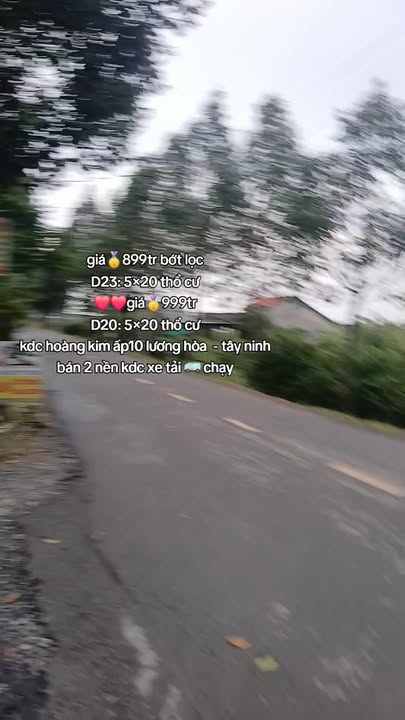 Đất thổ cư Lương Hòa 102m² giá 899 triệu - Gần KCN Phú An Thạnh!