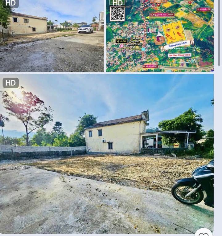 Đất nền Phường An Cựu, Huế 95m² giá 1.67 tỷ - Sổ hồng chính chủ