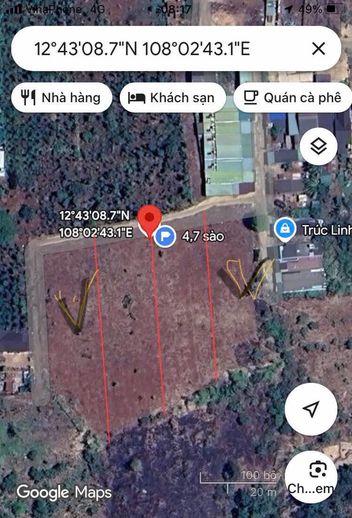 Đất Sào đẹp Hẻm 451 Y Moal nối dài Buôn Ma Thuột 1186m² - Thích hợp kinh doanh nhà vườn mini!