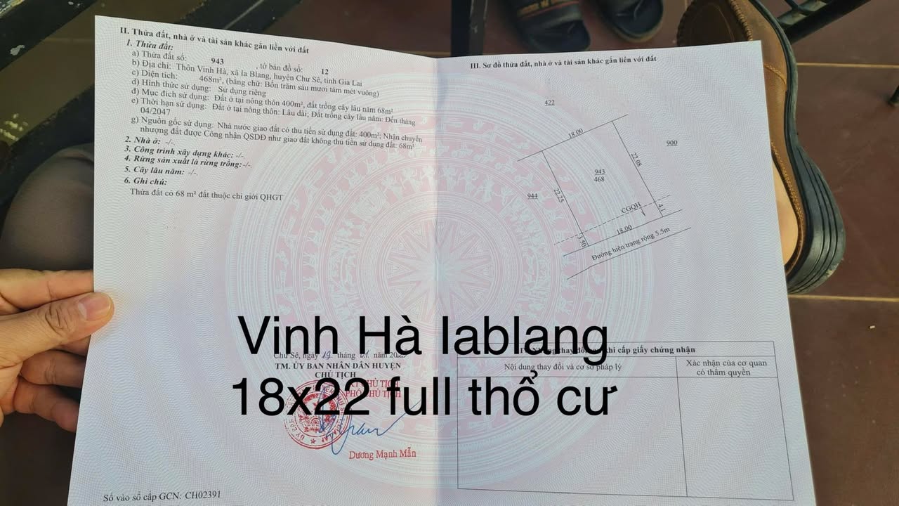 Đất nền Ia Blang, Chư Sê 396m² giá 750 triệu - Đầu tư sinh lời ngay!