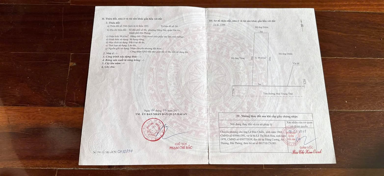 Đất mặt đường Mai Trung Thứ, Đằng Hải, Hải An 99m² - Kinh doanh lý tưởng!