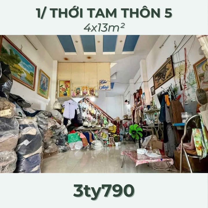 Nhà phố Hóc Môn 52m² giá 3.79 tỷ - Phù hợp cho gia đình trẻ!