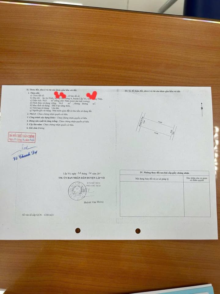 Nhà cấp 4 xã Mỹ An Hưng, 56m² giá 950 triệu - Sẵn sàng nhận nhà ngay!