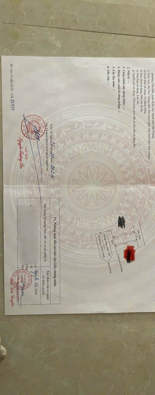 Lô đất 62m² đường Chiêu Chinh, Kiến An giá 2.5 tỷ - Pháp lý rõ ràng, sẵn sàng đầu tư!