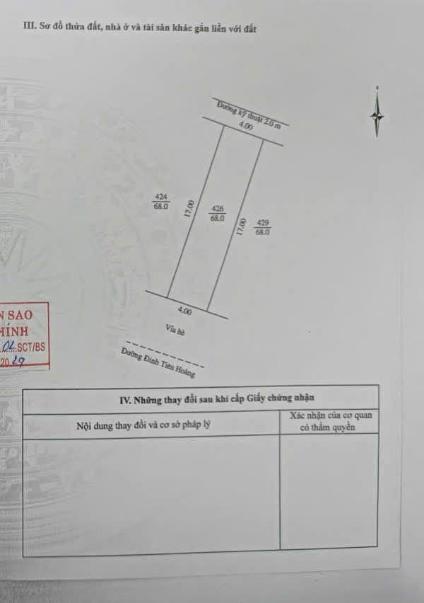 Đất nền Đinh Tiên Hoàng, Hải Dương 68m² giá 5 tỷ - Sổ đỏ chính chủ, pháp lý rõ ràng!