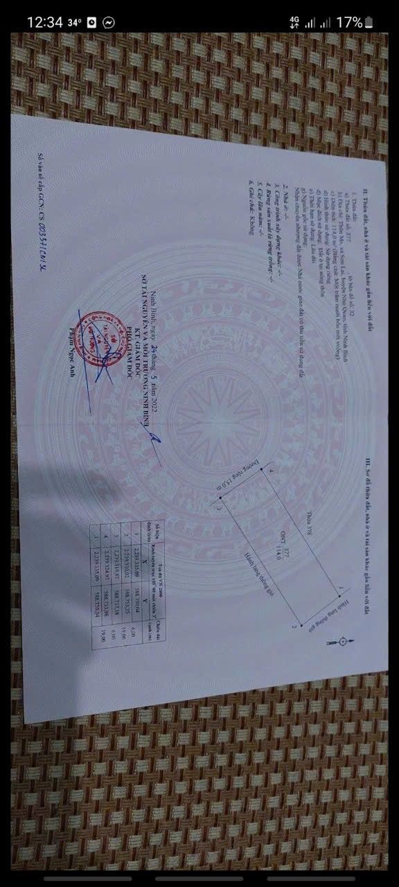 Đất nền Tây Hoa Lư, Tam Điệp 114m² - Sổ đỏ chính chủ, giá thỏa thuận!