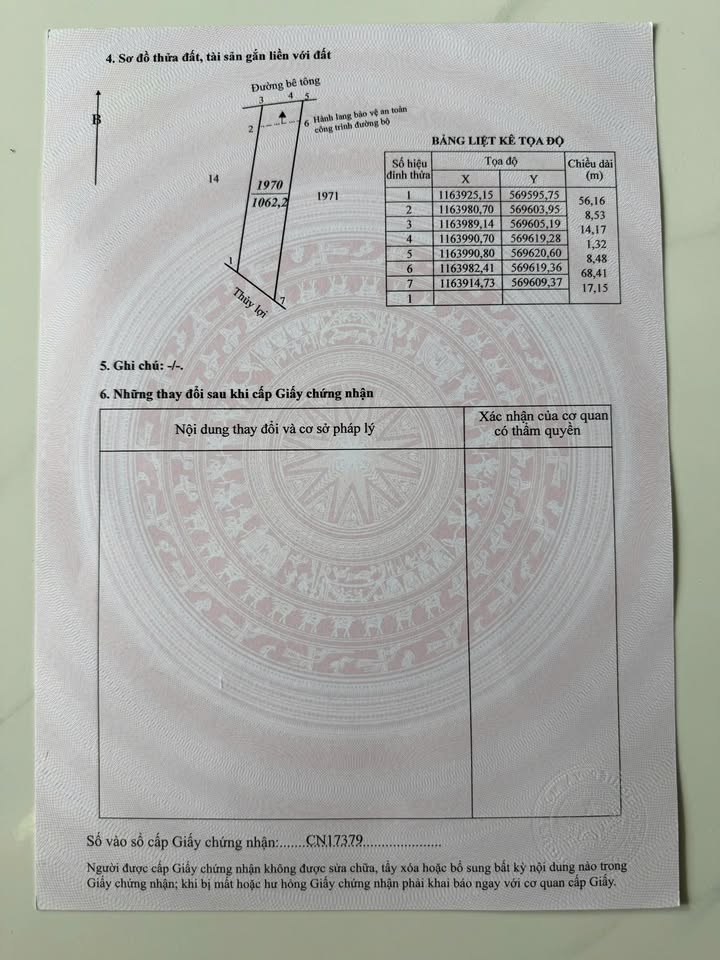 Đất thổ cư phường Mỹ Ngãi 1050m² giá chỉ 690 triệu - Cơ hội đầu tư hấp dẫn!