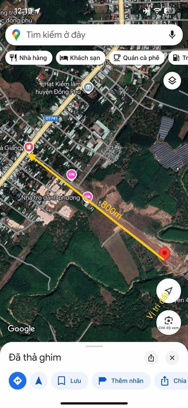 Đất thổ cư 250m² tại Đồng Phú - Sổ hồng riêng, giá chỉ 700 triệu!