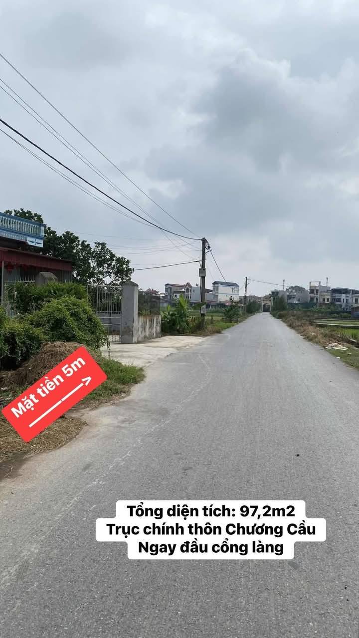 Đất nền khu phố Chương Cầu, Bình Giang 97m² giá 1.7 tỷ - Sổ đỏ chính chủ, kinh doanh thuận lợi!