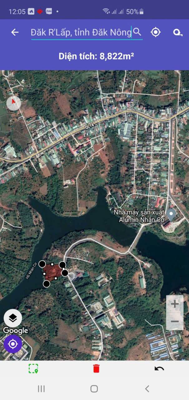 Lô đất mặt tiền Nhân Cơ 3600m² giá 3.45 tỷ - Cơ hội đầu tư tuyệt vời!