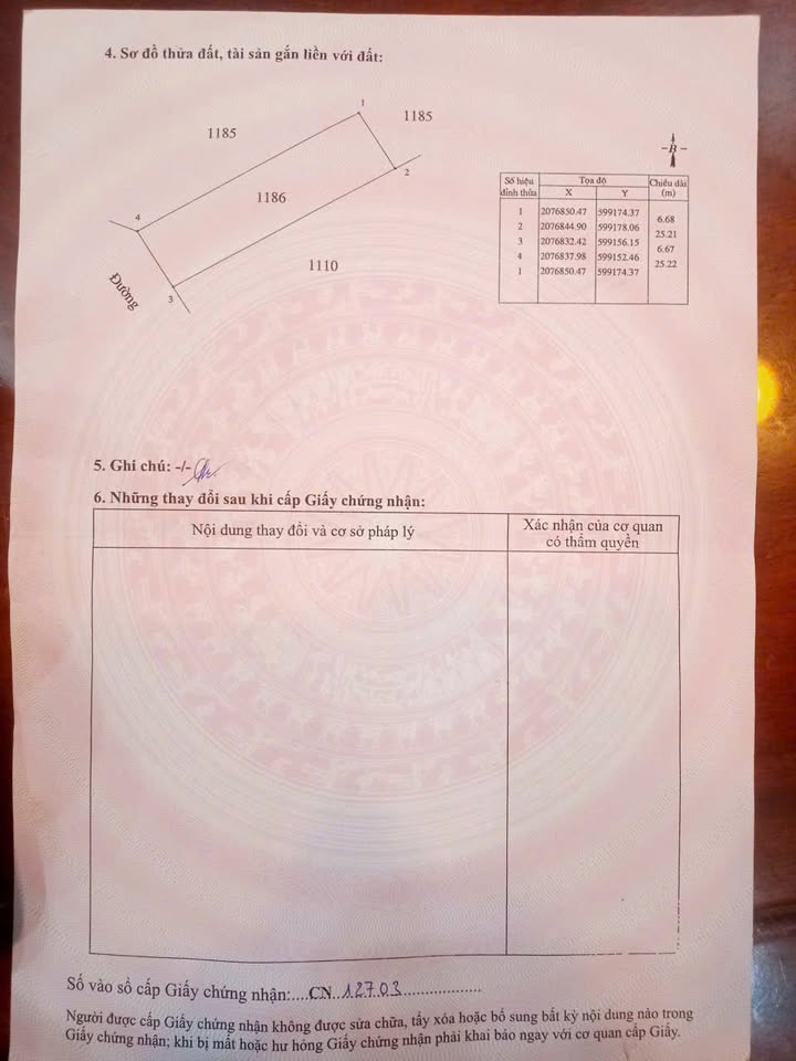 Đất Nền Nghi Trường 168m² giá 1.8 tỷ - Đường Bê Tông Rộng Tiện Lợi!