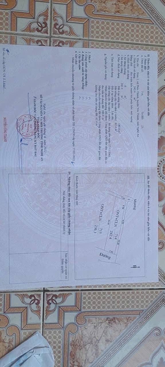 Đất nền liền kề tại khu phố 3, Phúc Thành, 500m² - Giá đầu tư hấp dẫn!