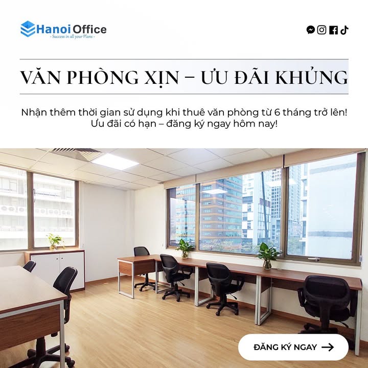 Văn phòng cho thuê Hanoi Office - 78 Duy Tân, Cầu Giấy - Ưu đãi khủng chỉ trong tháng này!