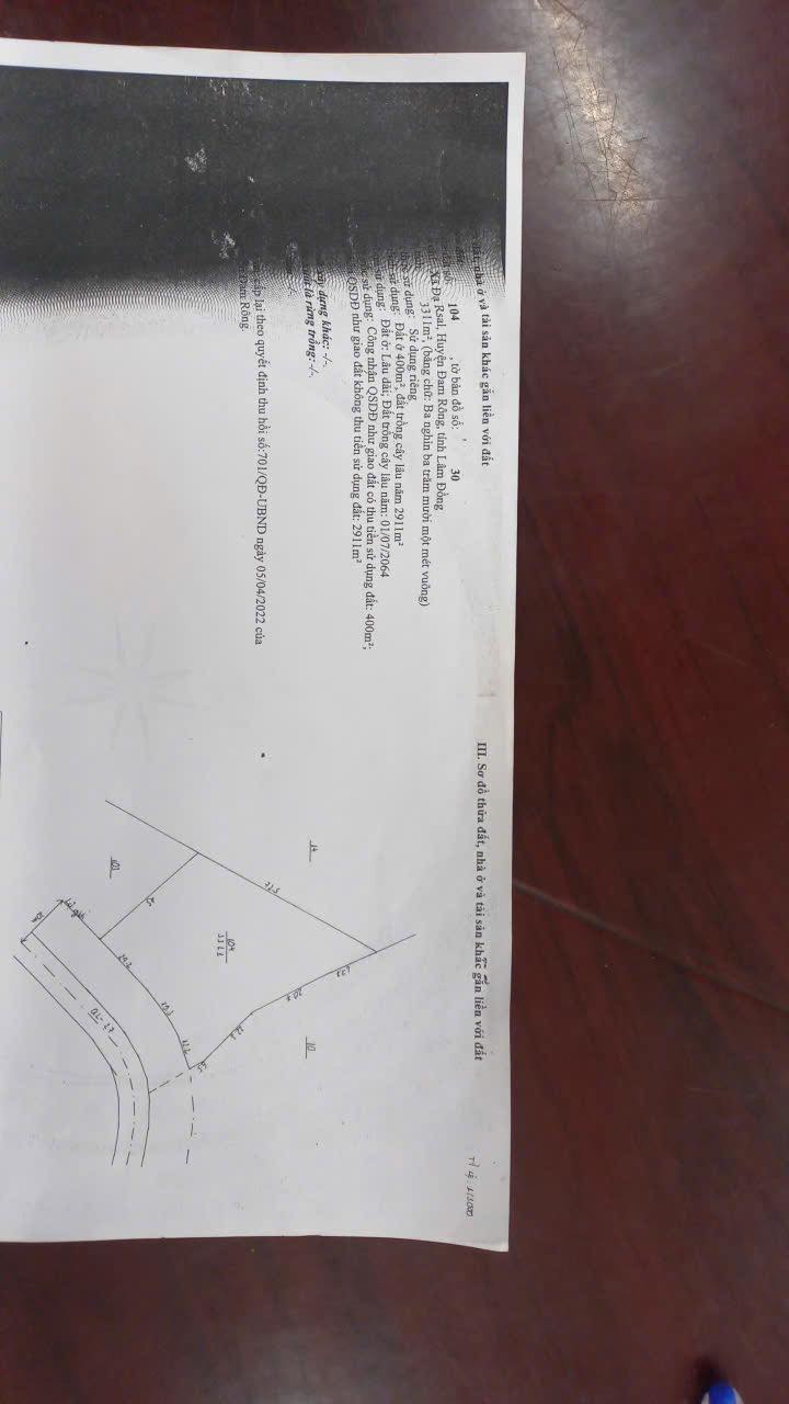 Đất mặt đường Quốc lộ 27, xã Đạ Rsal, 2475m² giá 6.48 tỷ - Cơ hội đầu tư lý tưởng!