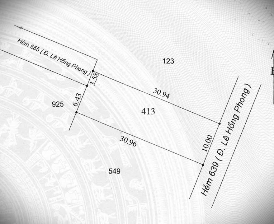 Đất nền Hẻm 655 Lê Hồng Phong, Sóc Trăng 310m² - Cơ hội đầu tư hấp dẫn!