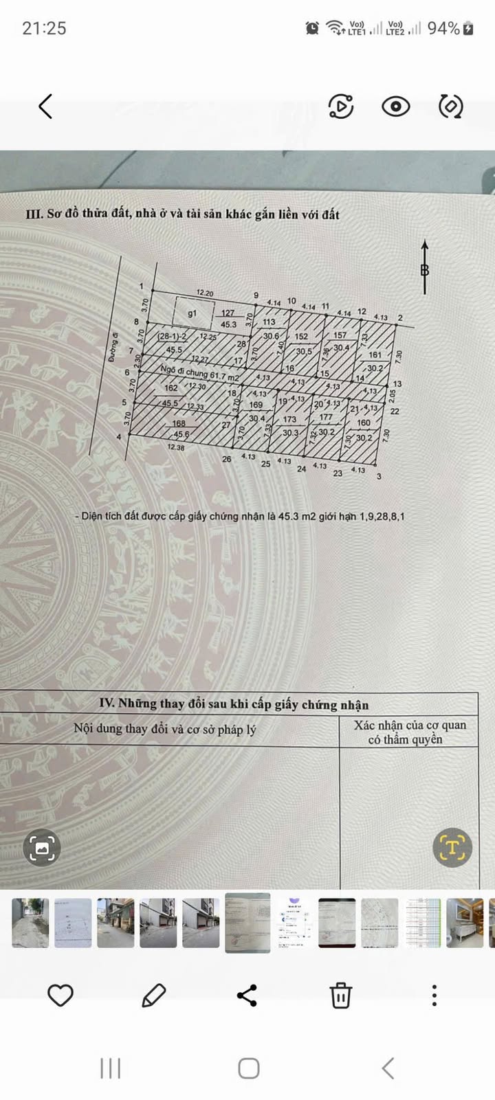 Đất nền Giang Biên 45m² giá 8 tỷ - Đường ô bàn cờ, ô tô tránh nhau!