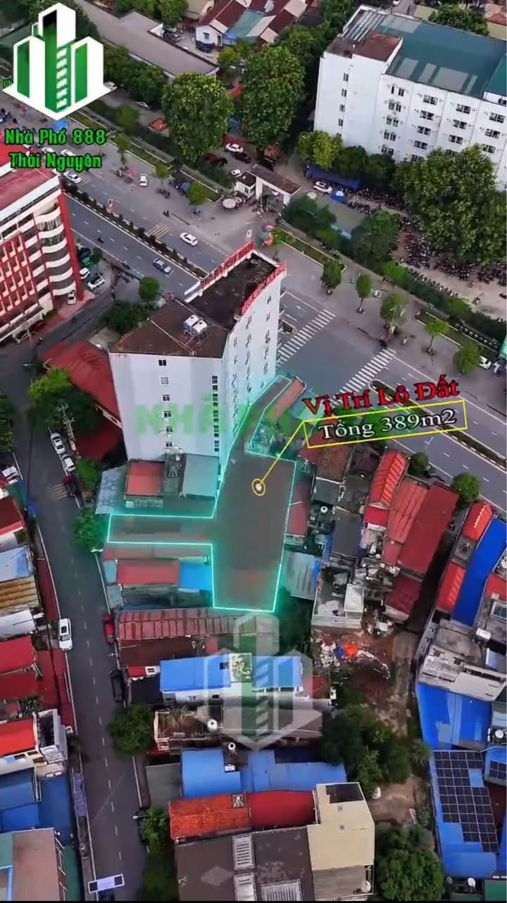 Đất vàng 2 mặt tiền tại Thái Nguyên 389m² - Cơ hội đầu tư sinh lời vượt trội!