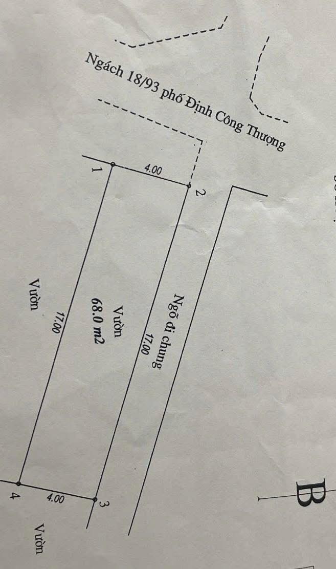 Đất nền 68m² ngõ 55 Trần Hòa, Hoàng Mai - Giá 2.9 tỷ, đầu tư sinh lời!