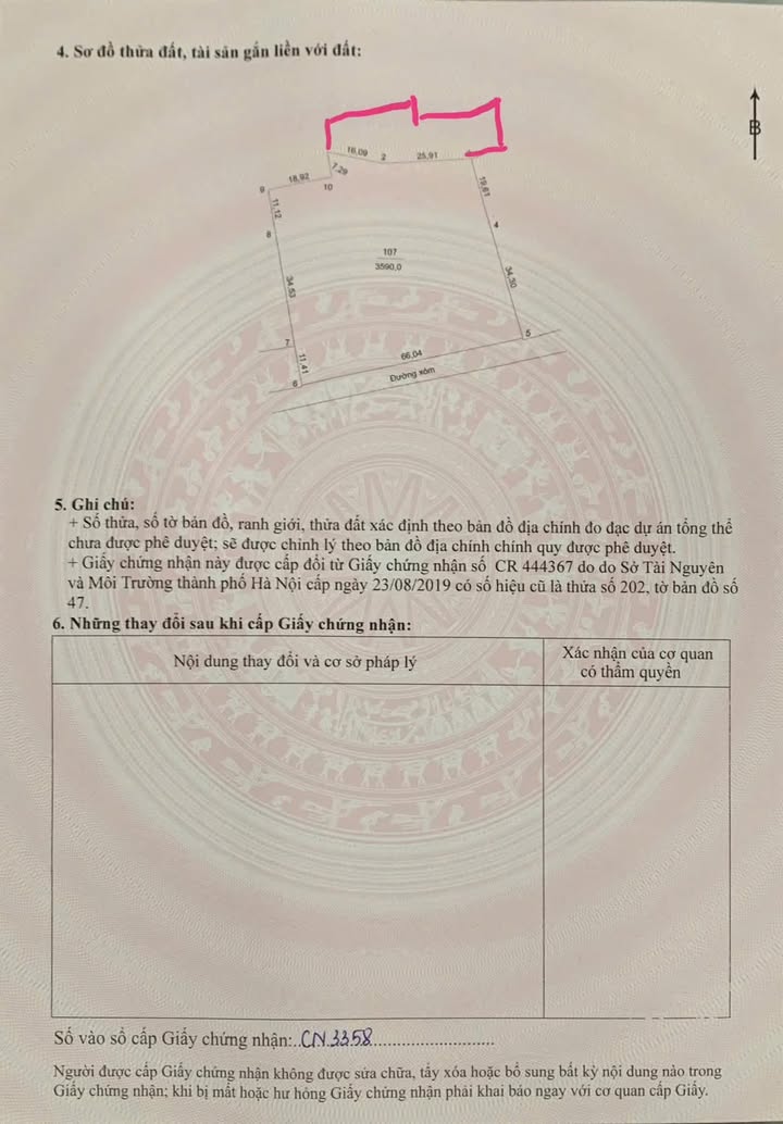 Đất nền Sơn Tây 3590m² giá thỏa thuận - Sổ đỏ chính chủ, vuông vức!