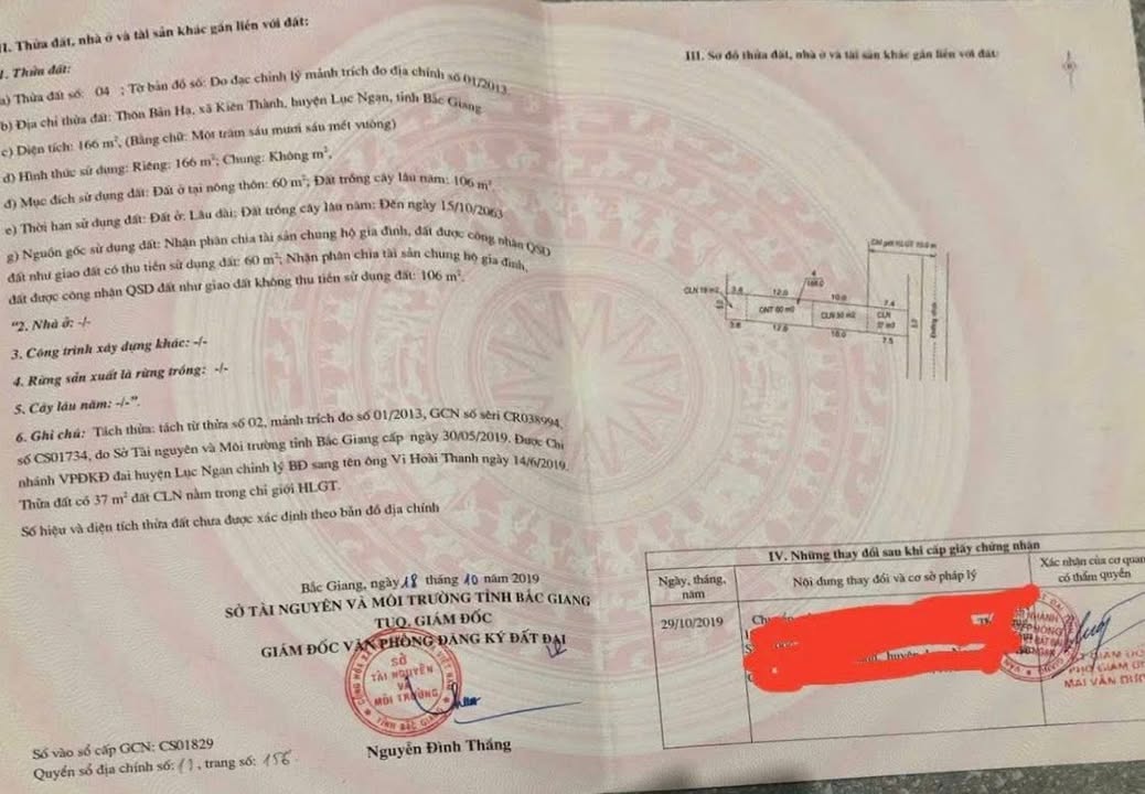 Đất thổ cư 166m² Thôn Bản Hạ - Giá chỉ 600 triệu - Đầu tư sinh lời ngay!