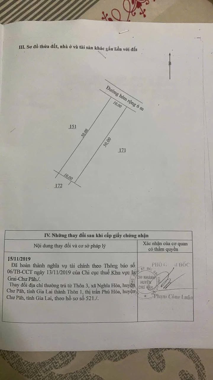 Nhà riêng chính chủ tại thôn 1, Phú Hòa, 500m² giá 1.2 tỷ - Cơ hội đầu tư tuyệt vời!