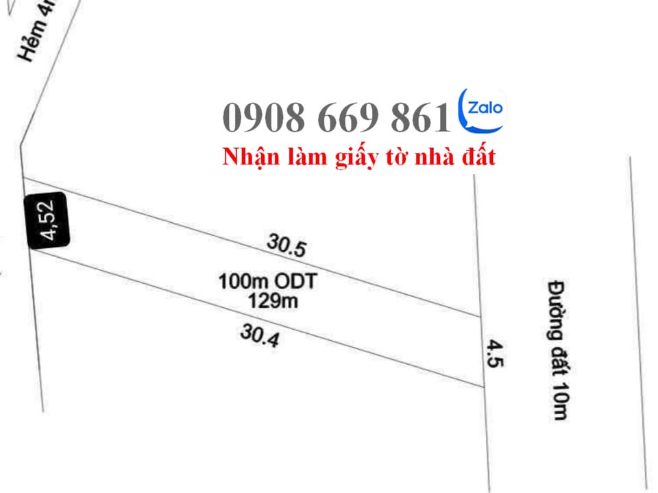 Đất thổ cư 135m² Hẻm 68 Trần Phú, Long Hoa chỉ 139 triệu - Cơ hội đầu tư tốt!
