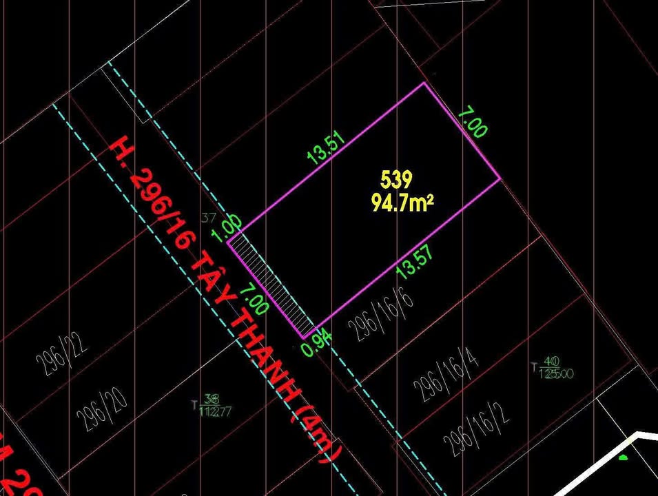 Đất nền Tây Thạnh, Tân Phú 101m² giá chỉ 7.9 tỷ - Cơ hội vàng đầu tư!