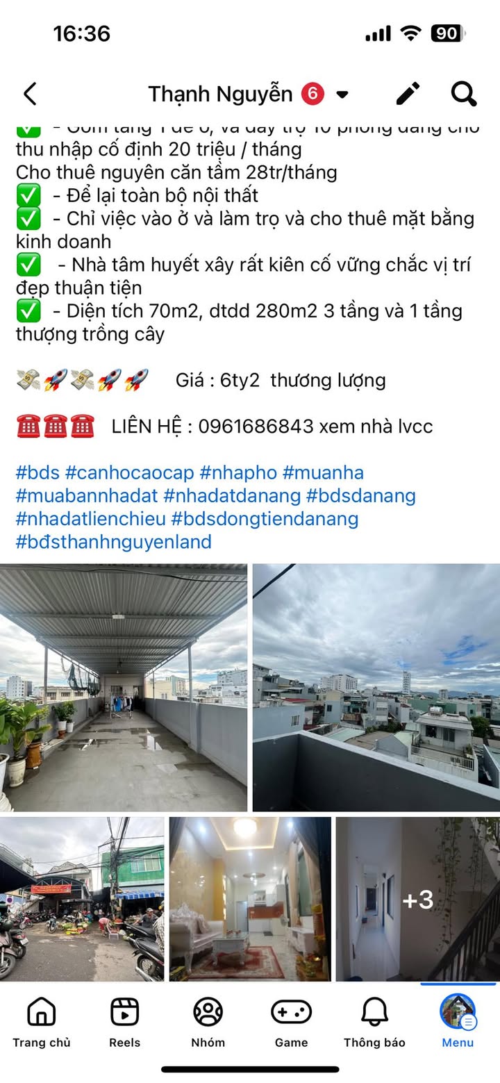 Nhà mặt tiền kinh doanh Chợ Tân Lập, 70m² giá 6.2 tỷ - Đầu tư sinh lời ngay!