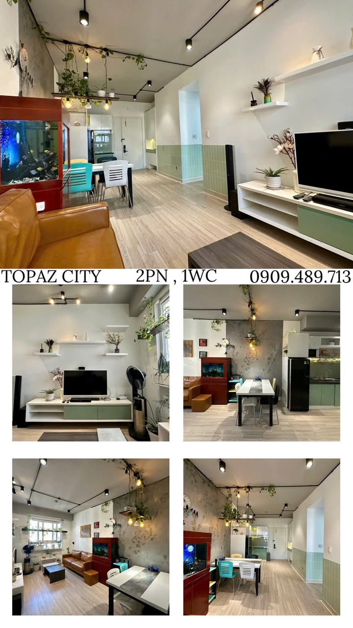 Căn hộ Topaz City 55m² giá 2.945 tỷ - Full nội thất, tiện ích đầy đủ!