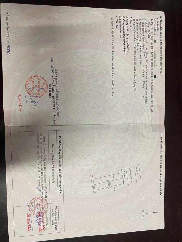 Đất nền Hòa Liên, Hòa Vang 125m² giá 3.1 tỷ - Đầu tư ngay hôm nay!