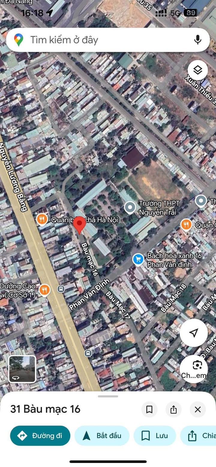 Đất nền Hòa Khánh Bắc 200m² giá 8 tỷ - Cặp đất hàng hiếm gần trường Nguyễn Trãi!