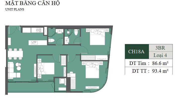 Căn hộ 3 phòng ngủ Lumiere Evergreen Tây Mỗ 86m² giá 10 tỷ - Tầng đẹp, view hồ tuyệt đẹp!