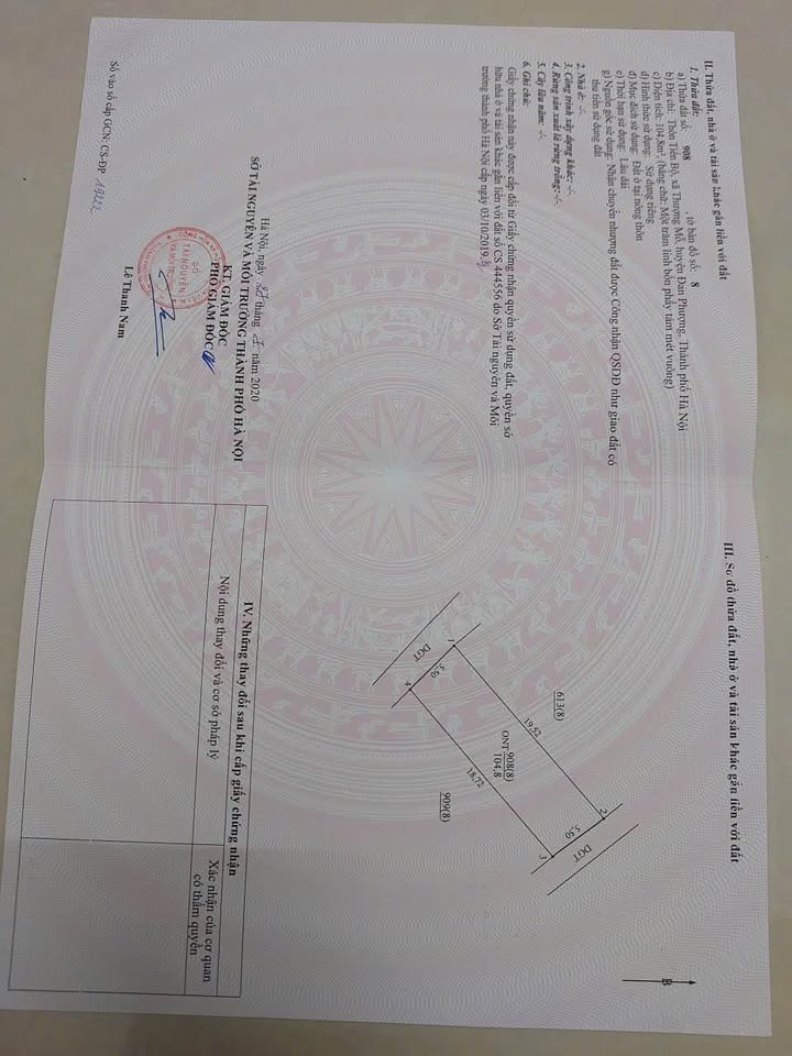 Đất thổ cư 2 mặt đường xã Thượng Mỗ 104m² giá 4x triệu - Cơ hội đầu tư hấp dẫn!