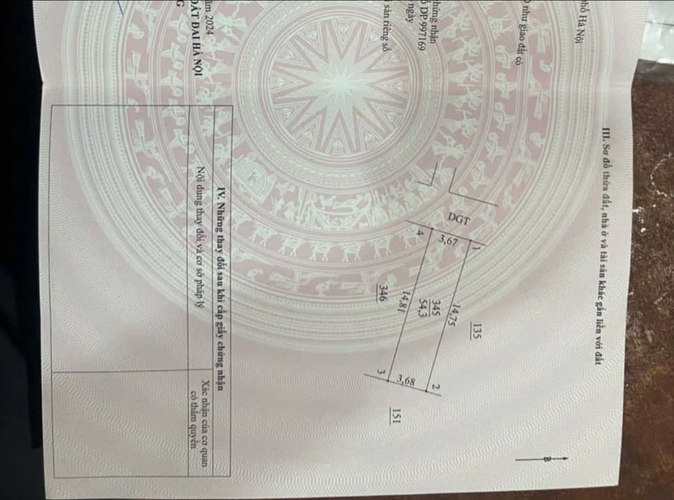 Đất nền Đan Phượng 54m² giá 800 triệu - Đường ô tô đỗ cửa, gần chợ