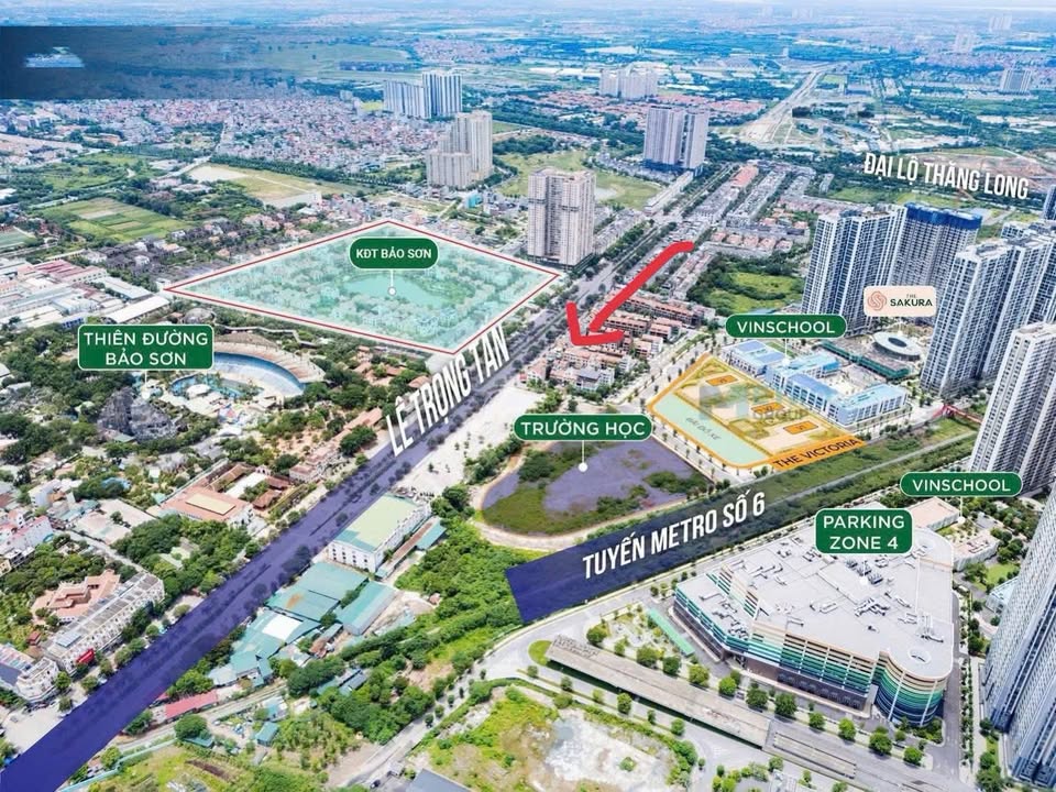 Shophouse Bảo Sơn, Lê Trọng Tấn 130m² giá 30 triệu - Địa điểm kinh doanh lý tưởng!