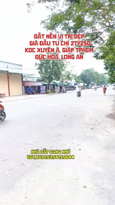 Đất nền KDC Xuyên Á Đức Hòa 80m² giá 2.25 tỷ - Đầu tư sinh lời ngay!