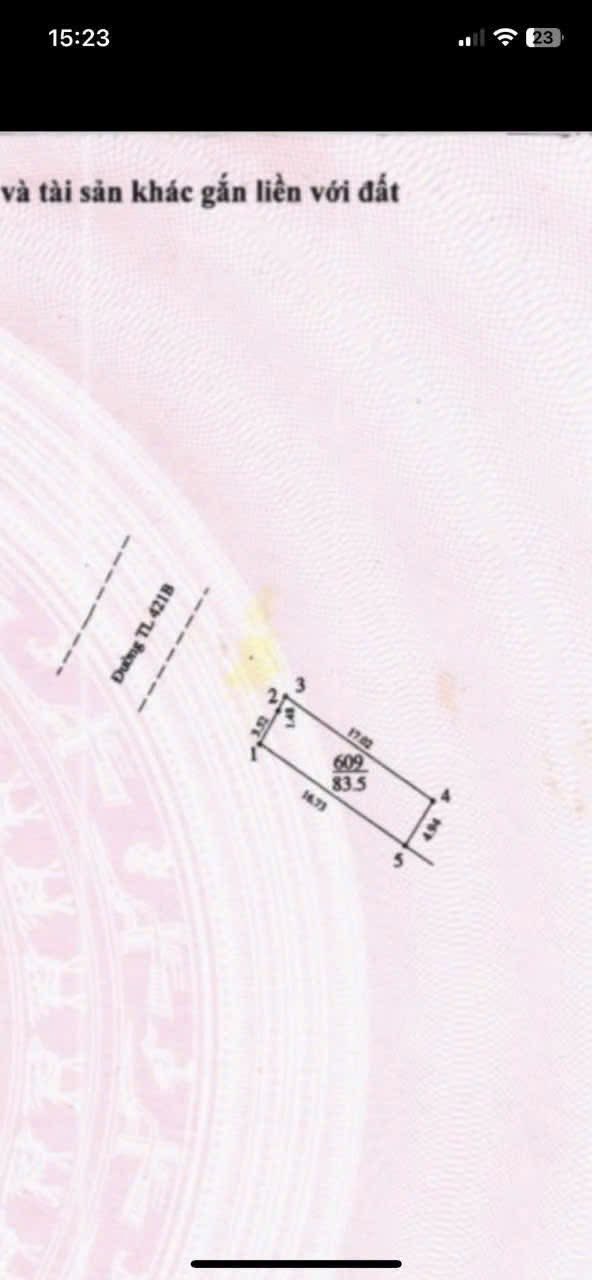 Đất kinh doanh 83m² tại Quốc Oai - Giá chỉ 4 tỷ - Mặt tiền tỉnh lộ 421B!