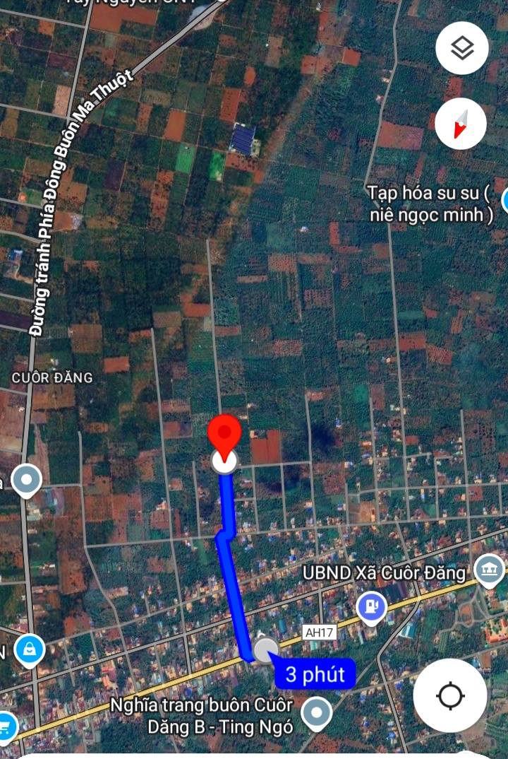 Đất nông nghiệp Cuôr Đăng 1372m² giá 1.65 tỷ - Pháp lý rõ ràng, thương lượng hấp dẫn!